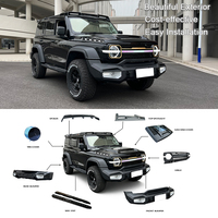Armor Hot Sale Sport Pare-chocs avant, barre de toit, pièces de carrosserie extérieures larges, kits de carrosserie pour SUV, amélioration pour GWM 300, pour 300 Black Ar