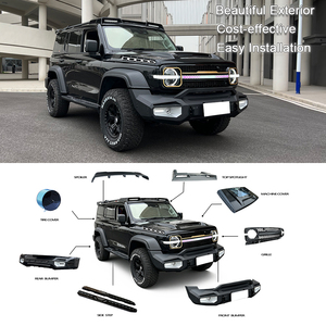 Armor Hot Sale Sport Front Bumper Roof <b>Rack</b> Exterior Wide Auto Parts SUV Upgrade Car Body Kits for Gwm 300 for 300 Black Ar - Product Image 1