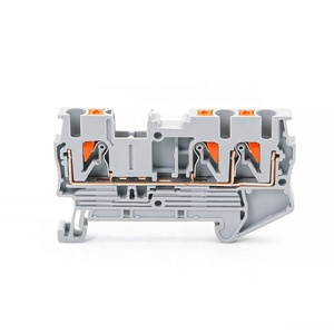 Pt 2.5-Twin 26-12awg 800V 31A grey 3 dây dẫn cài đặt đồng đẩy trong mùa xuân điện khối thiết bị đầu cuối kết nối dây - Product Image 2