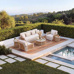 <span class=keywords><strong>Set</strong></span> Divano Moderno da Esterno per Villa, <span class=keywords><strong>Set</strong></span> Mobili da Esterno in Alluminio, <span class=keywords><strong>Set</strong></span> da Esterno per Resort e Patio, <span class=keywords><strong>Set</strong></span> Divano da Giardino per Hotel - Product Image 3