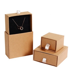 Caja de Regalo de Joyería con Cajón Deslizante Rígido y Logotipo Personalizado OEM de Barley, Caja de Papel para Empaque de Joyería - Product Image 2