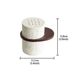 Middle Eastern Style Aromatherapy Burner with Glass <strong>Briquettes</strong> and Screw Cap Resin Incense Burner Living Room Desktop Decoration - Product Image 6