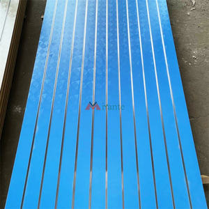 Panneaux muraux à lamelles de taille personnalisée pour l'affichage en magasin de détail Panneau de fibres de bois brillant Surface face à la mélamine E0/E1 pour l'utilisation dans les supermarchés - Product Image 3