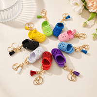 Mini porte-clés sabot en strass pour sac à dos, sac à main, joli cadeau pour femmes et filles