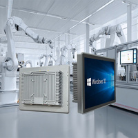 Carte mère industrielle intégrée YCT 1080P, montage mural, écran tactile à cadre ouvert de 15.6 pouces, 8/16 go de RAM, disque dur 128/256 go, Win7