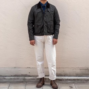 Blouson aviateur vintage pour <span class=keywords><strong>homme</strong></span> des années 80, col rabattu, logo sur le devant, style rétro américain, automne, extérieur, poisson volant, 100% coton - Product Image 3