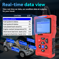 Escáner OBD2 para Automóviles T300 Pro, Herramienta de Diagnóstico 2 en 1, Escáner OBDII y Probador de Batería, Herramienta de Diagnóstico Automotriz