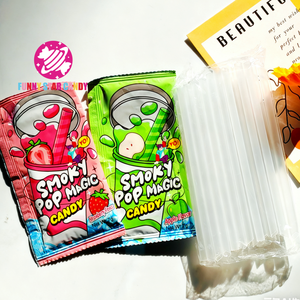 Maßgeschneiderte Fruchtige Sprungbonbons Halal Großhandel Apfel-Erdbeer-Geschmack Süßigkeiten Stroh-Rauch-<span class=keywords><strong>Popping</strong></span>-<span class=keywords><strong>Candy</strong></span> Kinder-Süßigkeiten-Spielzeug - Product Image 5