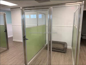 Premium Cam Kapılı Köpek Kulübesi - Günlük Bakım İçin Güvenli ve Verimli Lüks Evcil Hayvan Kulübesi - Product Image 3