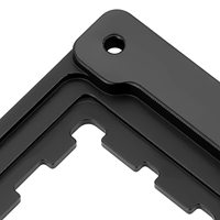 Thermalright ASF-Black RED AM5 Refroidisseur de processeur Refroidisseur de processeur Standard en aluminium Cadre de contact complet Cadre correctif anti-flexion