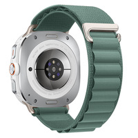 Bracelet de montre à boucle en C réglable en polyester et nylon pour montres intelligentes Samsung 7 8Classic Ultra2 47mm Luxury Band
