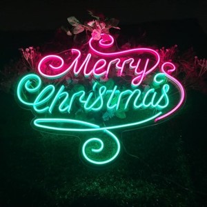 Koncept-luces Led de neón flexibles, 24 horas, tienda abierta, <span class=keywords><strong>Feliz</strong></span> <span class=keywords><strong>Navidad</strong></span>, precio de fábrica - Product Image 1