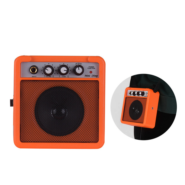 Wholesale mini electric guitar amplifier with 5W power output, priced reasonably and portable.