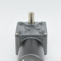 Moteur à vis sans fin à faible bruit TYHE 12V 24V, faible puissance 12W, couple élevé 5Nm, faible vitesse 300 tr/min, moteur à engrenages à vis sans fin DC avec CE RoHS
