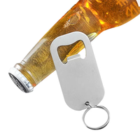Logo personnalisé Sublimation Acier Inoxydable Cocktail Bière Décapsuleur Porte-clés Décapsuleur