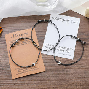 سوار القمر سحر نجمة نجمة هدية لأفضل صديق الأخت الخنصر ملابس وعد - Product Image 5