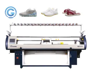 Machine de tricot pour chaussures à haute pureté, tricotage avec jauge à ceinture v supérieure