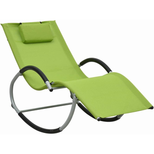 Tumbona de Acero con Malla Transpirable para Playa, <span class=keywords><strong>Piscina</strong></span>, Jardín y Patio - Product Image 3