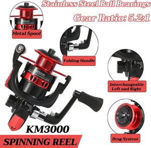 Tripquips 6.9ft 2Pcs Télescopique Fibre De Carbone Leurre Cannes À Pêche Ensemble Spinning Reel Combo Action Lente Droite Basse Canne De Pêche - Product Image 5