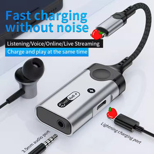 Adaptateur Jack Audio pour <span class=keywords><strong>Apple</strong></span>, adaptateur répartiteur auxiliaire double 8 broches vers 3,5 mm compatible avec <span class=keywords><strong>iPhone</strong></span> 6/7/8/X/<span class=keywords><strong>11</strong></span>/12/13/14 - Product Image 2