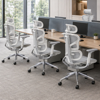 Milieu Du Dos Support Lombaire Fauteuil Visiteur Personnel De Travail Exécutif Ergonomique Chaise De Bureau