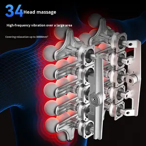 34-Kopf-Faszienpistole Ganzkörper-Muskelmassagegerät für Männer Heimgebrauch Multifunktionales Kraft-Entspannungswerkzeug - Product Image 2