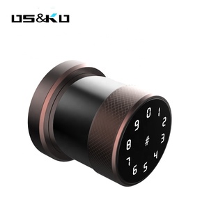Ronda botón de bloqueo inteligente electrónica de la contraseña código Digital <span class=keywords><strong>App</strong></span> Bluetooth puerta cerradura para - Product Image 5
