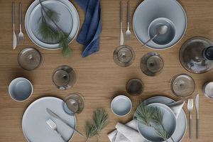Service de vaisselle Blomus Sablo, assiettes à snack, vaisselle moderne en céramique pour la maison, la cuisine, le restaurant, l'hôtel, le café - Product Image 3