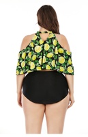 Usine de produire un ensemble de bikini au design personnalisé 2 pièces sexy de grande taille ensemble de maillot de bain grand XL 1XL 2XL 3XL pour femmes imposantes