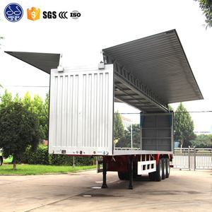 <span class=keywords><strong>Vans</strong></span> Cargo Trailer 40T Charge Utile En Vrac Transport Semi Remorques pour Les Ventes - Product Image 3