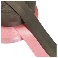Sangle en nylon/polyester écologique à motif rayé, noire, épaisse, pour porte-bébé et sacs