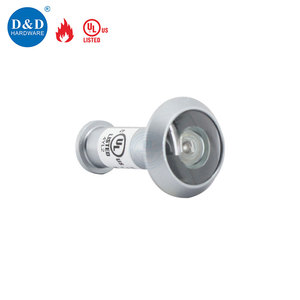Mirilla <span class=keywords><strong>de</strong></span> Seguridad <span class=keywords><strong>para</strong></span> Puerta Comercial Moderna, Gran Angular, <span class=keywords><strong>de</strong></span> Latón, con Certificación UL, Resistente al Fuego - Product Image 1