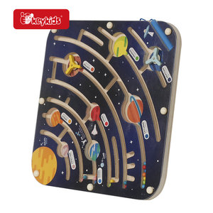 Giochi educativi per belle abilità motorie pianeti in legno labirinto giocattolo per bambini 3 + W11H152 - Product Image 3