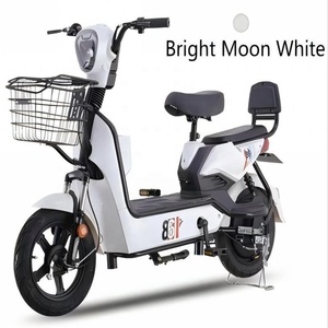 โรงงานขายส่งมอเตอร์ไซค์สกู๊ตเตอร์ 48V12AH 350W สำหรับผู้ใหญ่ รถสองล้อสำหรับการเดินทางในเมือง - Product Image 3