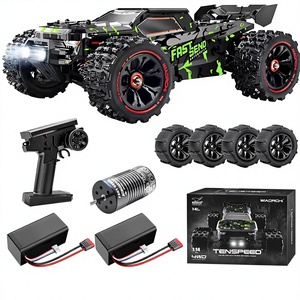 Camion RC électrique brushless 1/14 4x4 avec transmission en résine, étanche IPX4, tout-terrain, prêt à rouler (RTR), Truggy pour débutants et adultes - Product Image 1