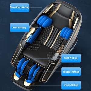 Champú de <span class=keywords><strong>spa</strong></span> de cuerpo completo 4d, multifuncional, vibración, cero gravedad, sofá, silla de masaje, máquina de pedicura elástica, china - Product Image 4