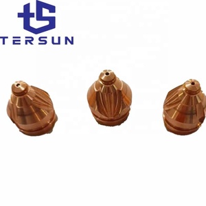 Capuchon de protection pour pièces de découpe plasma F501 F521 en cuivre pur, compatible <span class=keywords><strong>Bernard</strong></span>, marque TS, prix usine - Product Image 5