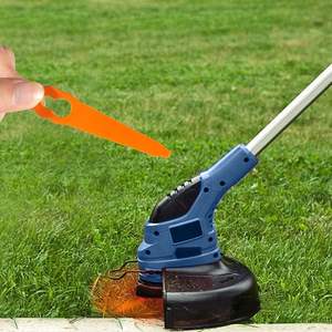 100 <span class=keywords><strong>lames</strong></span> de rechange en plastique 90mm 12*7mm compatibles avec SiTIHL Polycut 2-2 Polycut 3-2 coupe-herbe - Product Image 6