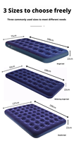 Lit d'air et matelas gonflable super épais moderne pour le camping, la chambre à coucher en plein air, l'utilisation au parc - Chaise longue pour dormir