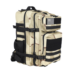 Sac à dos tactique d'extérieur grande capacité 45L personnalisé, étanche, pour sport et gym, sac d'assaut Molle 3 jours - Vente chaude - Product Image 1