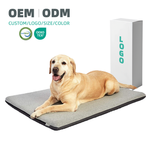 Camas ortopédicas duraderas de espuma viscoelástica para perros y gatos, alfombrilla OEM ODM, camas personalizadas para mascotas, cubierta extraíble impermeable - Product Image 1