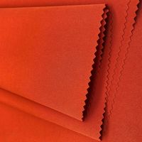 Tissu mémoire en sergé 100 % polyester recyclé T400, tissé par trame, imperméable et résistant aux déchirures, pour costumes Parker filles et garçons, poids moyen
