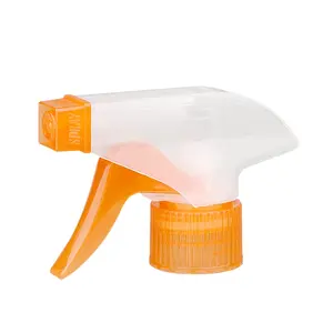Produzione pompa a spruzzo testa della pompa dello spruzzatore a grilletto in plastica da 28mm per la pulizia dei prodotti delle bottiglie