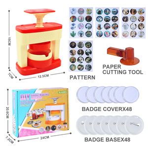 Machine à fabriquer des badges DIY, outil artisanal en plastique de 15 cm pour les projets scolaires d'art des enfants - Product Image 1