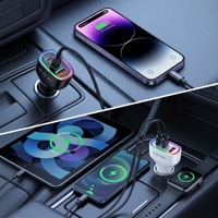 Pengisi Daya Mobil USB Pemantik Rokok Elektronik Cina Pengisian Cepat 90W 12V Stopkontak USB 3 Port Produsen Soket Pengisi Daya Mobil OEM