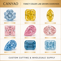 Diamants de laboratoire en vrac, taille coussin, prêts à l'emploi, HPHT CVD IGI, 0,05-1 carat, couleur DEF, clarté VS1, pour la joaillerie - Vente en gros usine
