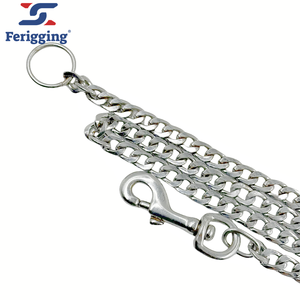 <span class=keywords><strong>Collar</strong></span> y gancho para perros al por mayor con correa de zinc Cadena para mascotas - Product Image 6