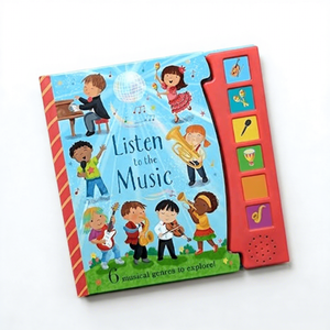 Libro de Música Interactivo con 6 Géneros Musicales, Juguete Educativo para el Aprendizaje Temprano, Libro Musical para Niños - Product Image 6