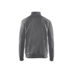 BLAKLADER - 336911589400XXL <b>Sweatshirt</b> with half zip Grey - EAN 7330509466391 <b>WORK</b> HOODIES - Product Image 2
