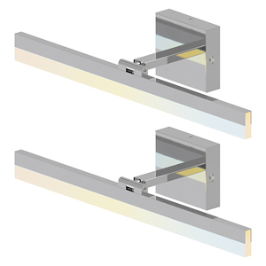 US CA Market 24 Inch 15W 5CCT Adjustable No Flicker 120V LED Vanity <b>Light</b> for Bathroom - Product Image 1